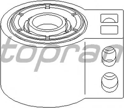 Подвеска, рычаг независимой подвески колеса TOPRAN купить