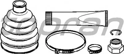 Комплект пылника, приводной вал TOPRAN купить