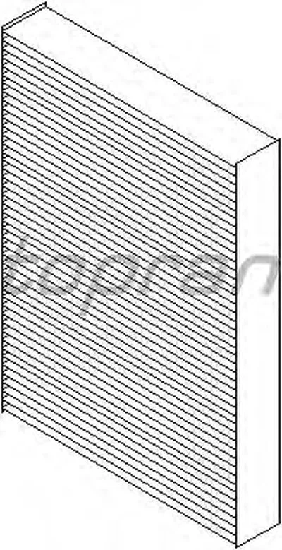 Фильтр, воздух во внутренном пространстве TOPRAN купить
