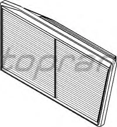Фильтр, воздух во внутренном пространстве TOPRAN купить