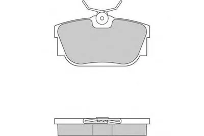 Комплект тормозных колодок, дисковый тормоз E.T.F. купить