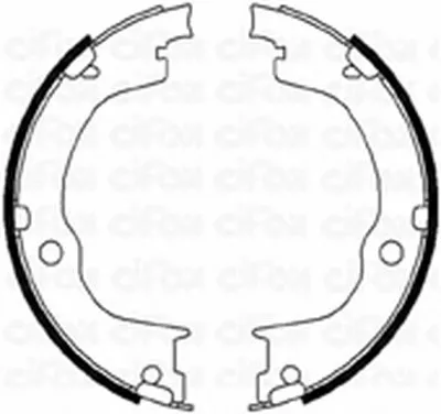 Комплект тормозных колодок, стояночная тормозная система CIFAM купить