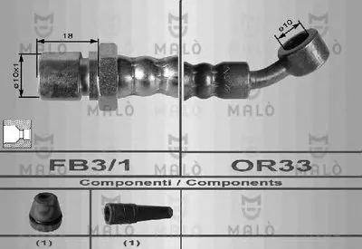 Тормозной шланг MALÒ купить