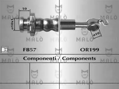 Тормозной шланг MALÒ купить
