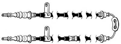 Трос, стояночная тормозная система CEF купить