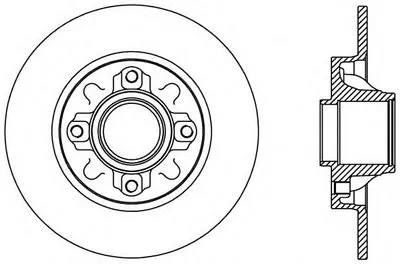 Тормозной диск ADAPTIVE OPEN PARTS купить