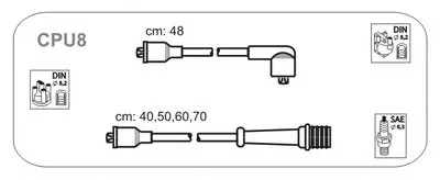 Комплект проводов зажигания JANMOR купить