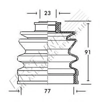 Пыльник, приводной вал FIRST LINE купить