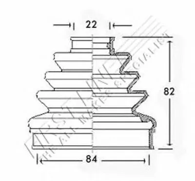 Пыльник, приводной вал FIRST LINE купить
