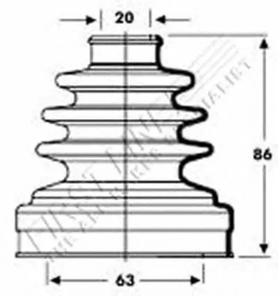 Пыльник, приводной вал FIRST LINE купить