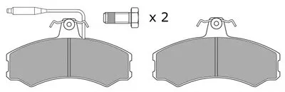 Комплект тормозных колодок, дисковый тормоз FREMAX купить