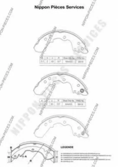 Комплект тормозных колодок NPS купить