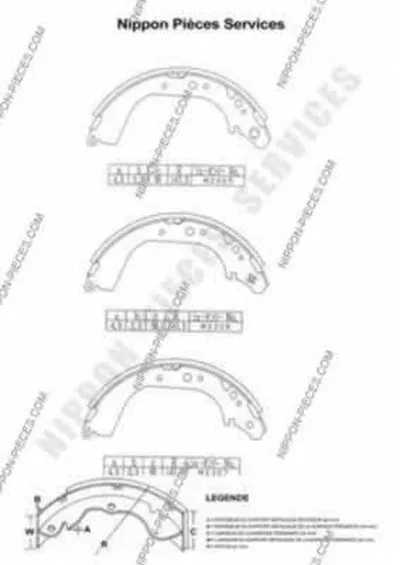 Комплект тормозных колодок NPS купить