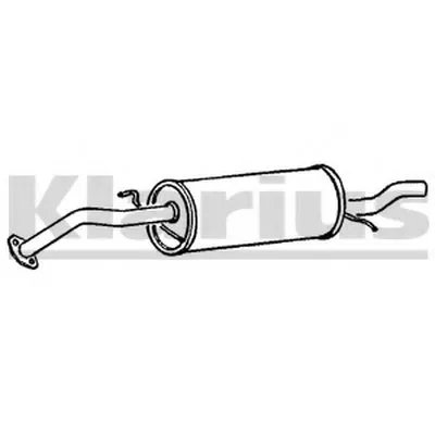 Глушитель выхлопных газов конечный KLARIUS купить