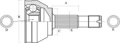 Шарнир, приводной вал SIGAM купить