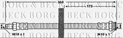 Тормозной шланг BORG & BECK купить