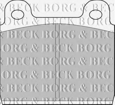Комплект тормозных колодок, дисковый тормоз BORG & BECK купить