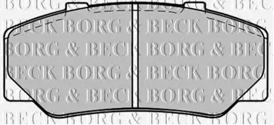 Комплект тормозных колодок, дисковый тормоз BORG & BECK купить