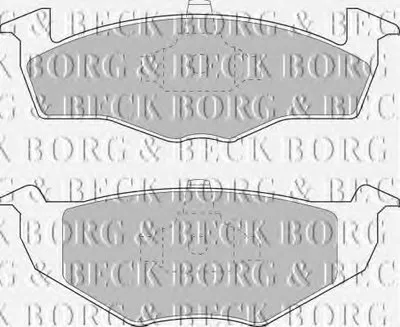 Комплект тормозных колодок, дисковый тормоз BORG & BECK купить