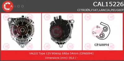 Генератор BRAND NEW SERIES CASCO купить