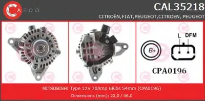 Генератор BRAND NEW SERIES CASCO купить