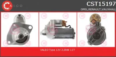 Стартер GENUINE SERIES CASCO купить