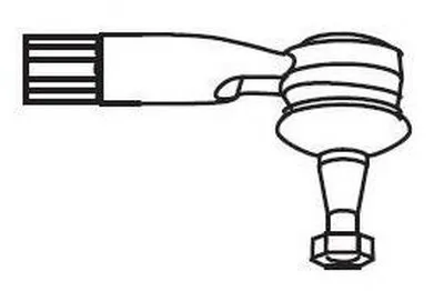 Наконечник поперечной рулевой тяги FRAP купить