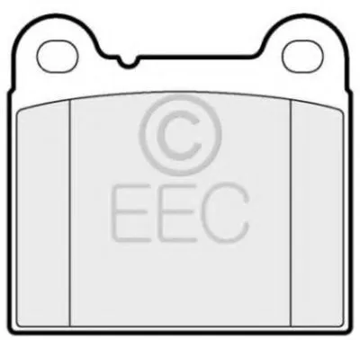 Комплект тормозных колодок, дисковый тормоз EEC купить