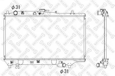 Радиатор, охлаждение двигателя STELLOX купить