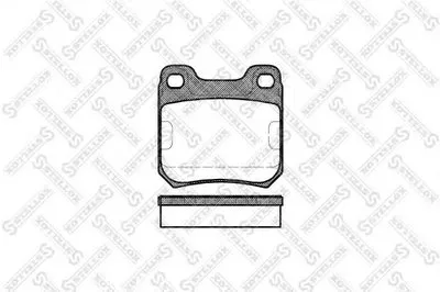 Комплект тормозных колодок, дисковый тормоз STELLOX купить
