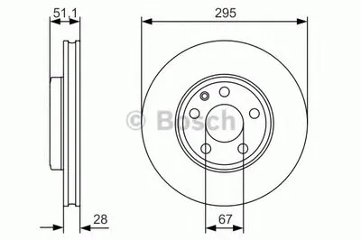 Тормозной диск BOSCH купить