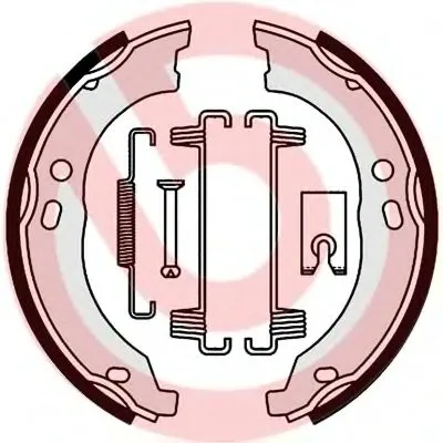 Комплект тормозных колодок, стояночная тормозная система BREMBO купить