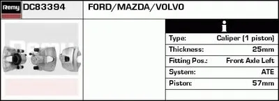 Тормозной суппорт Remanufactured REMY (Multiline) DELCO REMY купить