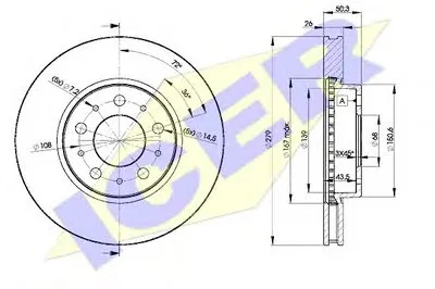 Тормозной диск ICER купить