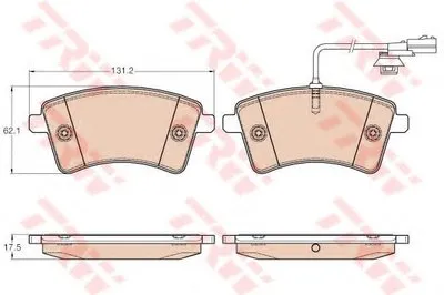 Комплект тормозных колодок, дисковый тормоз COTEC TRW купить