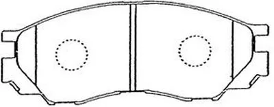 Комплект тормозных колодок, дисковый тормоз Premium Advics AISIN купить