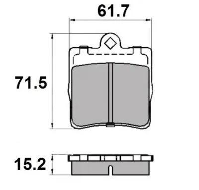 Комплект тормозных колодок, дисковый тормоз NATIONAL купить