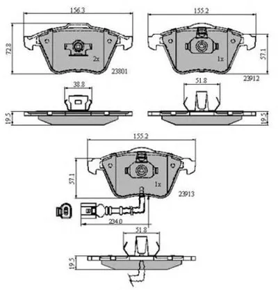 Комплект тормозных колодок, дисковый тормоз NATIONAL купить