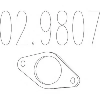Прокладка, труба выхлопного газа MTS купить