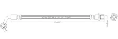 Тормозной шланг REMKAFLEX купить