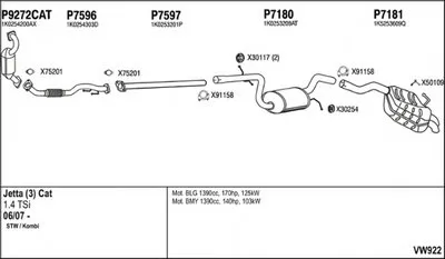 Система выпуска ОГ FENNO купить