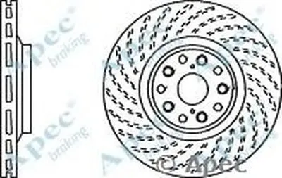 Тормозной диск APEC braking купить