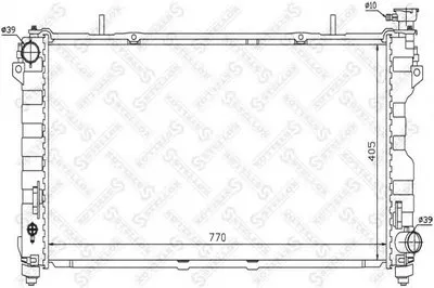 Радиатор, охлаждение двигателя STELLOX купить