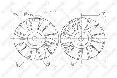 Вентилятор, охлаждение двигателя STELLOX купить