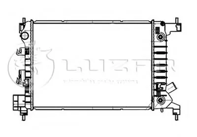 Радиатор, охлаждение двигателя LUZAR купить