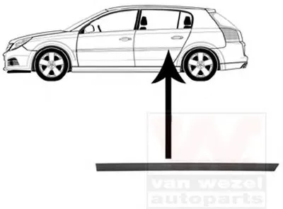 Облицовка / защитная накладка, дверь VAN WEZEL купить