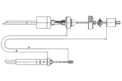 Тросик сцепления TEXTAR купить