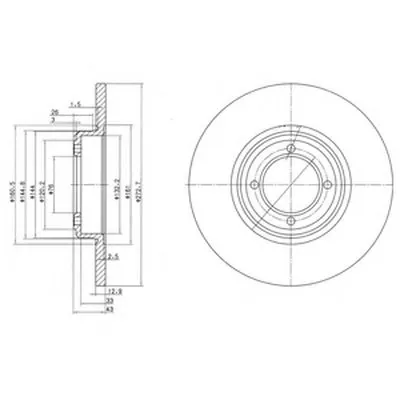 Тормозной диск DELPHI купить