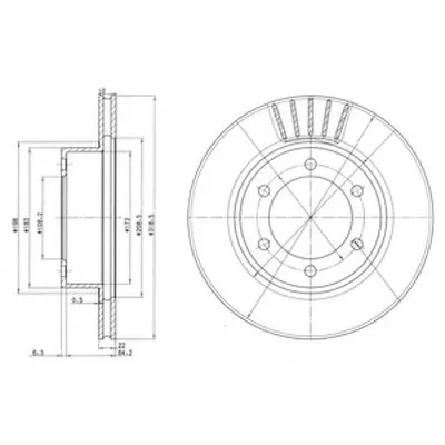 Тормозной диск DELPHI купить