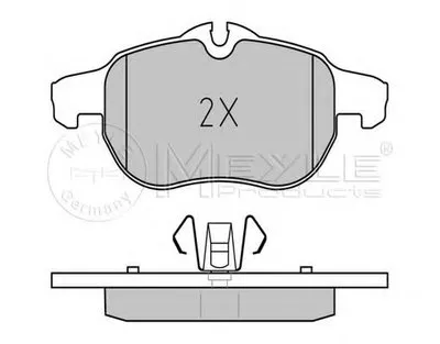 Комплект тормозных колодок, дисковый тормоз PLATINUM PAD MEYLE купить